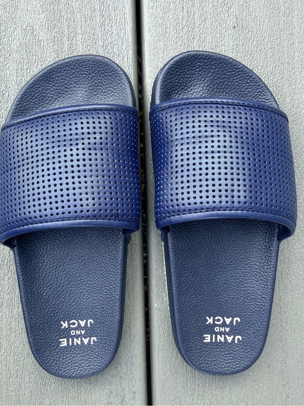 Janie and Jack Kids Pool Slide Sandals - Size 12